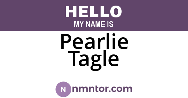 Pearlie Tagle