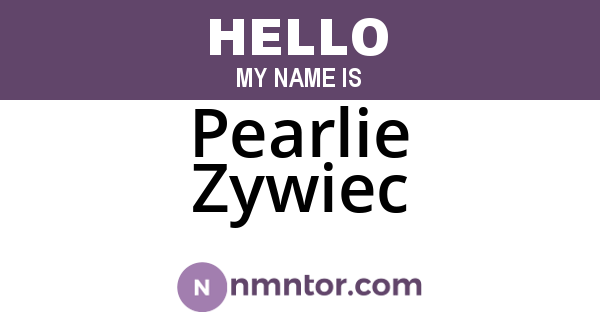 Pearlie Zywiec