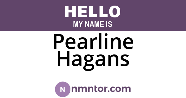 Pearline Hagans