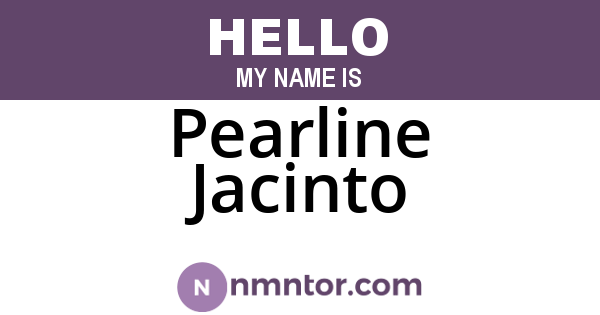 Pearline Jacinto