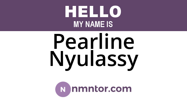 Pearline Nyulassy