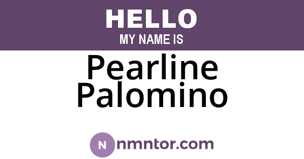 Pearline Palomino