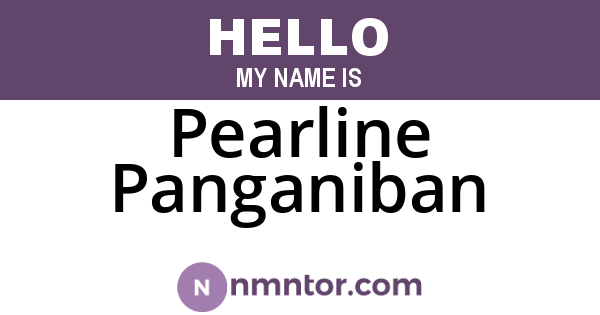 Pearline Panganiban