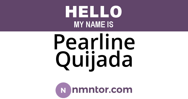Pearline Quijada