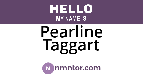 Pearline Taggart