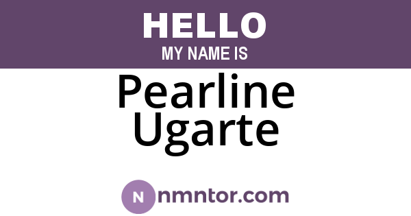 Pearline Ugarte