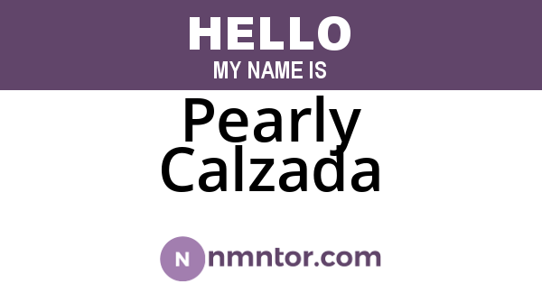 Pearly Calzada