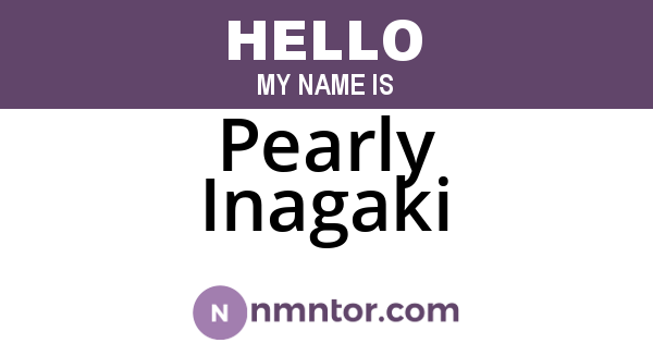 Pearly Inagaki