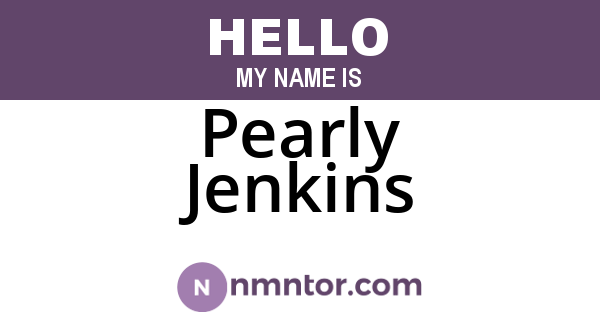 Pearly Jenkins