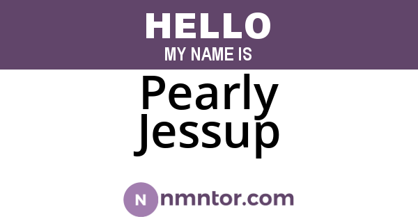 Pearly Jessup