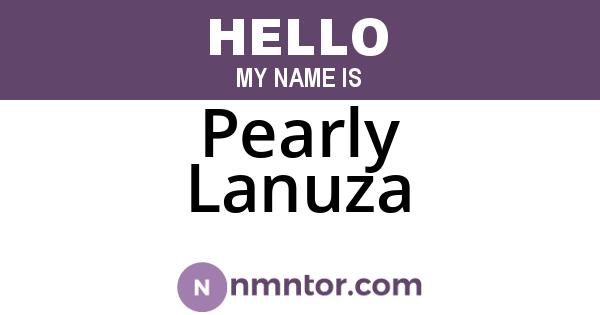 Pearly Lanuza