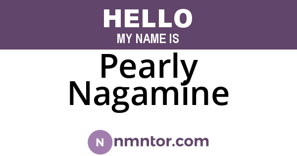 Pearly Nagamine