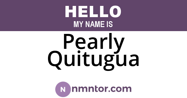 Pearly Quitugua