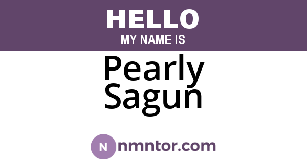 Pearly Sagun