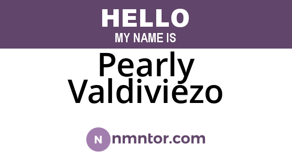 Pearly Valdiviezo