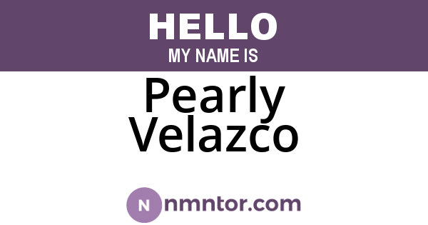 Pearly Velazco