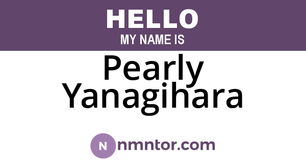 Pearly Yanagihara