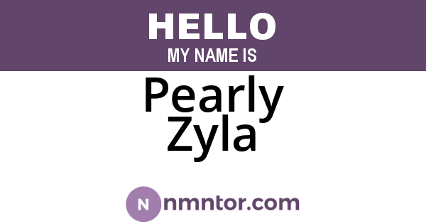 Pearly Zyla