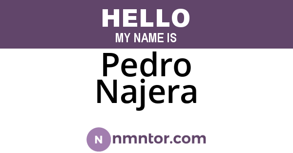 Pedro Najera