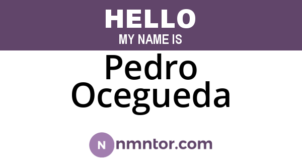 Pedro Ocegueda