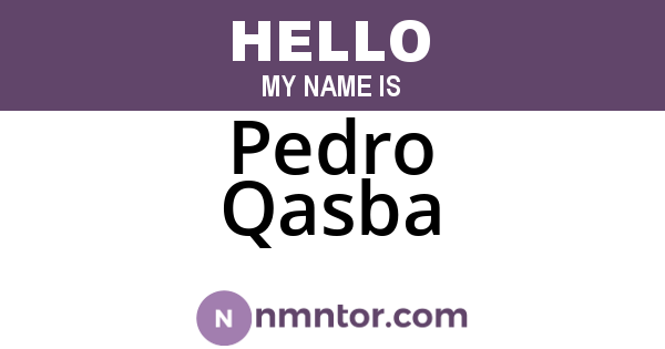 Pedro Qasba