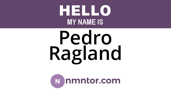 Pedro Ragland