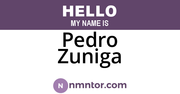 Pedro Zuniga