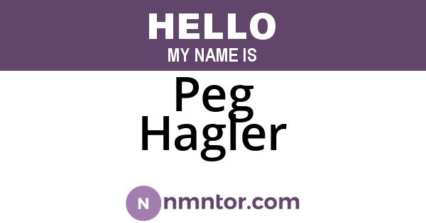 Peg Hagler