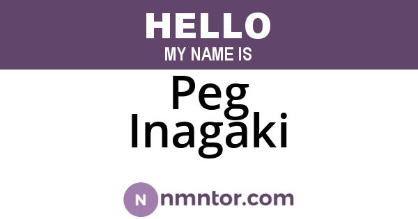 Peg Inagaki