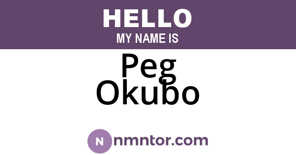 Peg Okubo