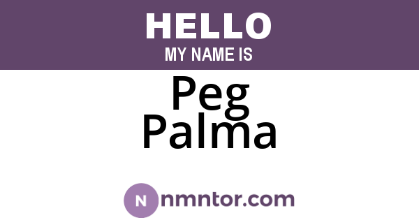 Peg Palma