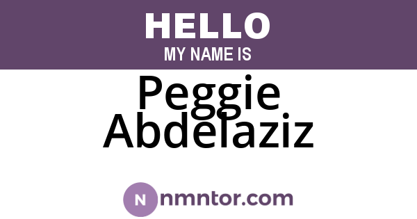 Peggie Abdelaziz