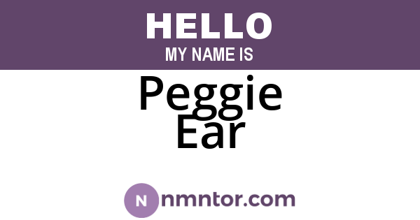 Peggie Ear