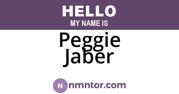Peggie Jaber