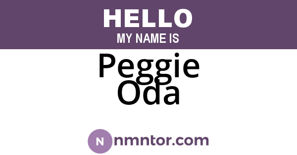 Peggie Oda