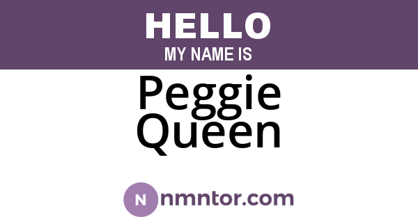 Peggie Queen