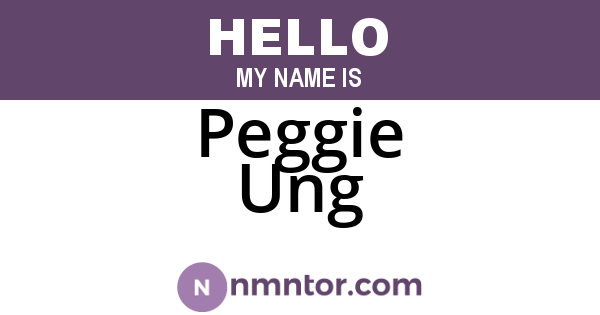 Peggie Ung