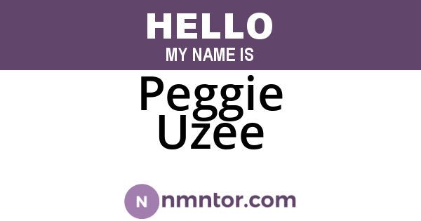 Peggie Uzee
