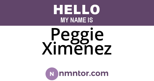 Peggie Ximenez