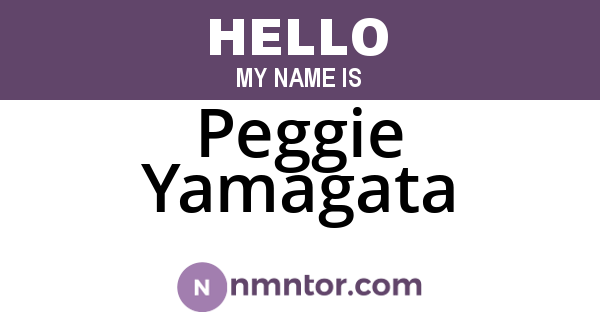 Peggie Yamagata