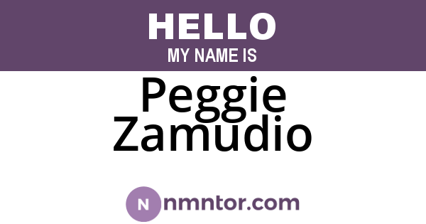 Peggie Zamudio
