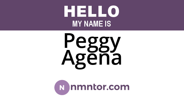 Peggy Agena