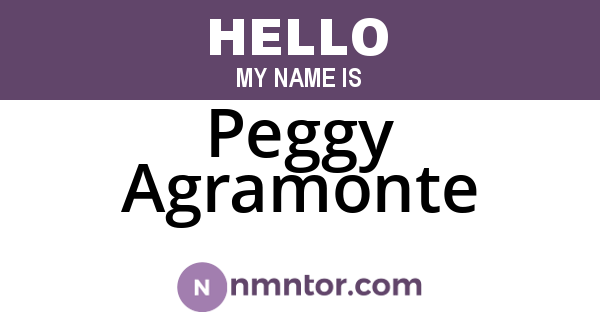 Peggy Agramonte