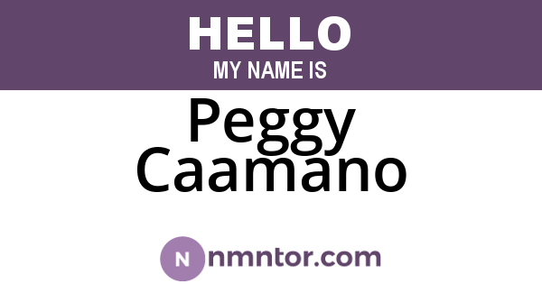 Peggy Caamano