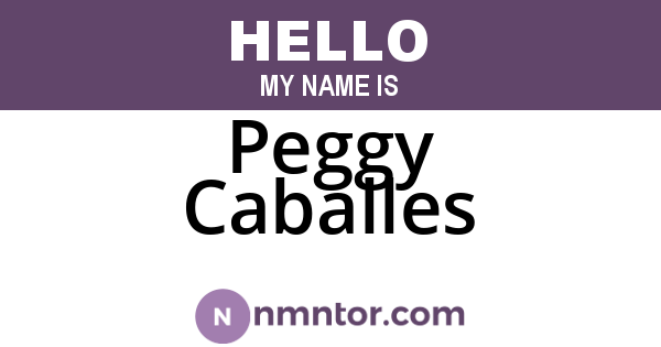Peggy Caballes