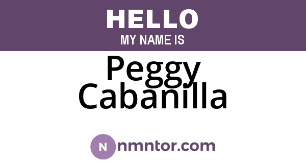 Peggy Cabanilla