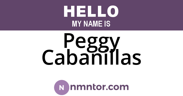 Peggy Cabanillas