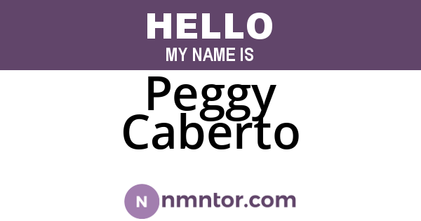Peggy Caberto