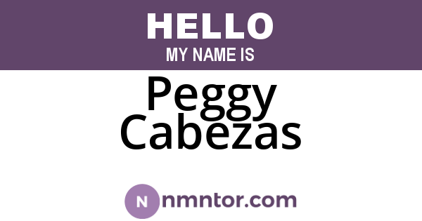 Peggy Cabezas