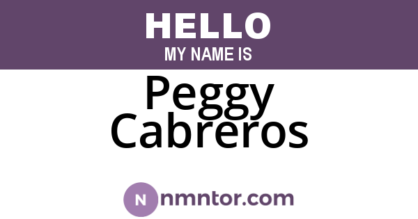 Peggy Cabreros